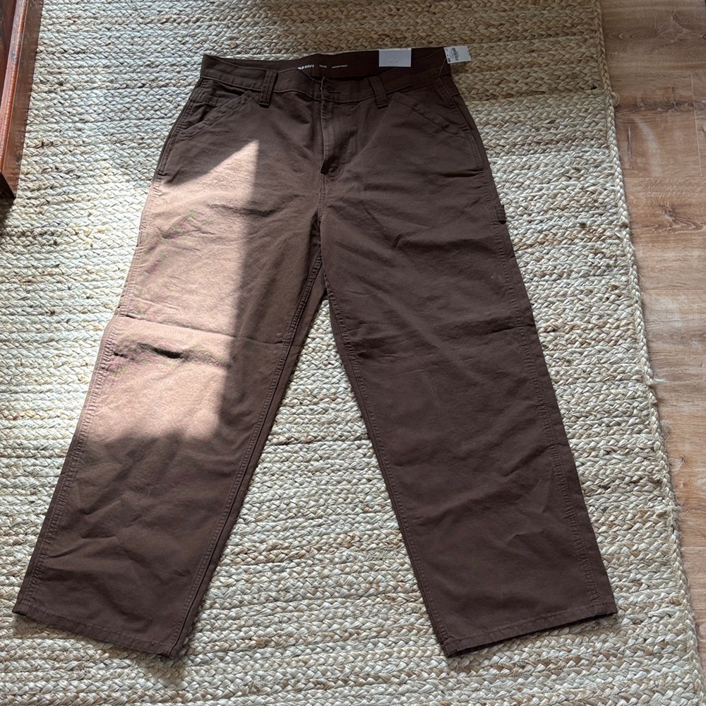 Old Navy Men's Dark Brown Chinos